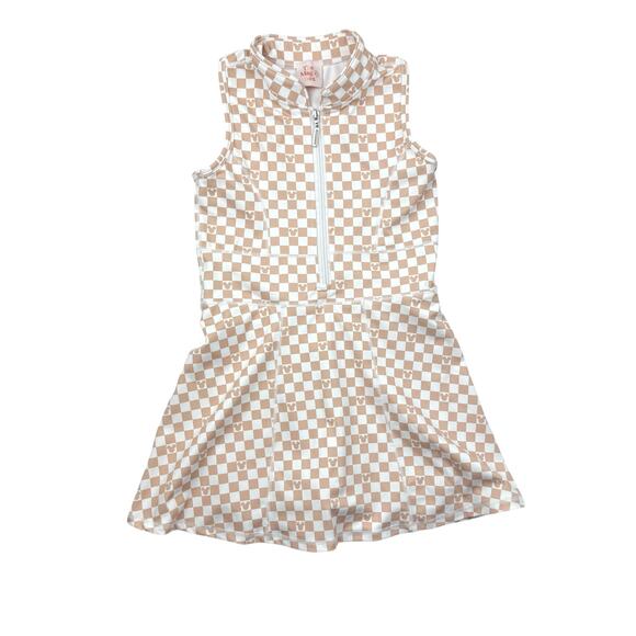 The Magic Box Disney Inspired Mickey Check Zip Dress - Picture 1 of 6